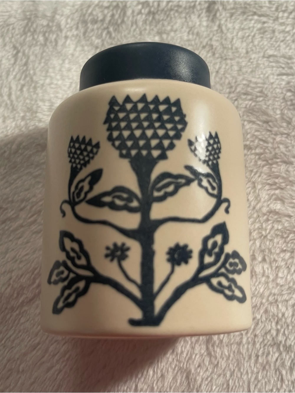 Threshold Stoneware Ceramic Botanical Thistle Floral Salt Shaker Replacement